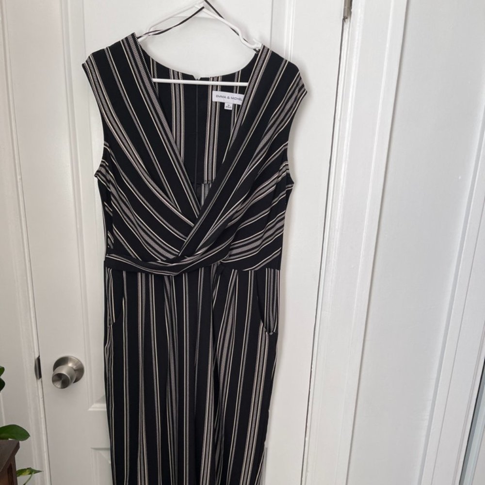 Emma and Michele Striped Jumpsuit